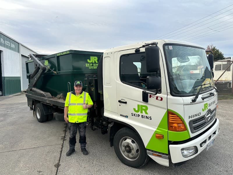 JR Skip Bins Tasmania rubbish removal work in Glenorchy