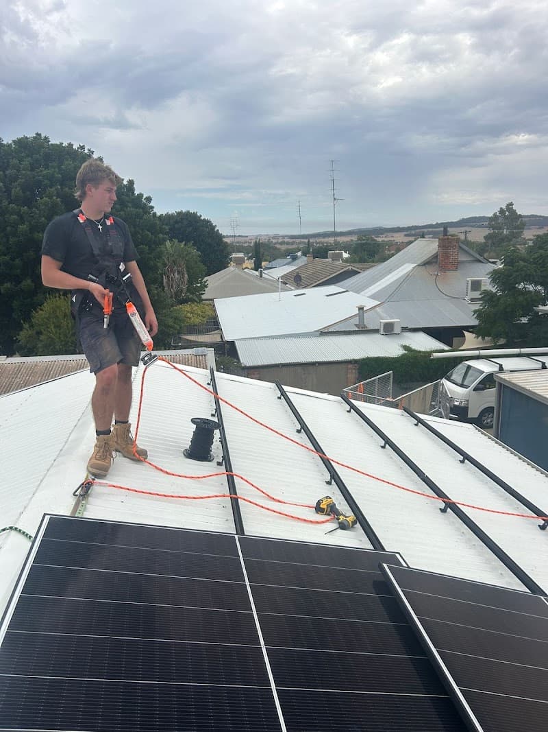 Just Solar Co solar panel installation work in Perth