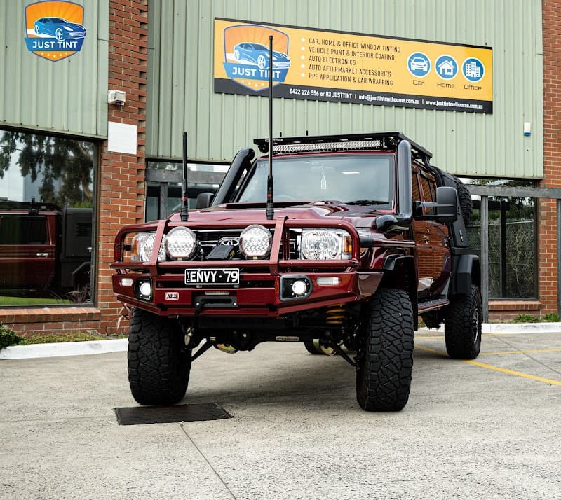 Just Tint window tinting work in Dandenong