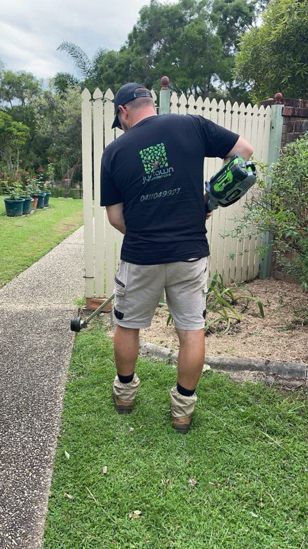 JW Lawn and Garden Care lawn care work in Brassall