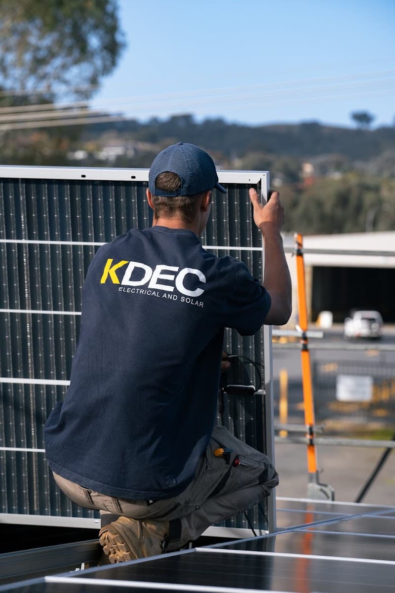 KDEC Electrical & Solar solar panel installation work in Albury
