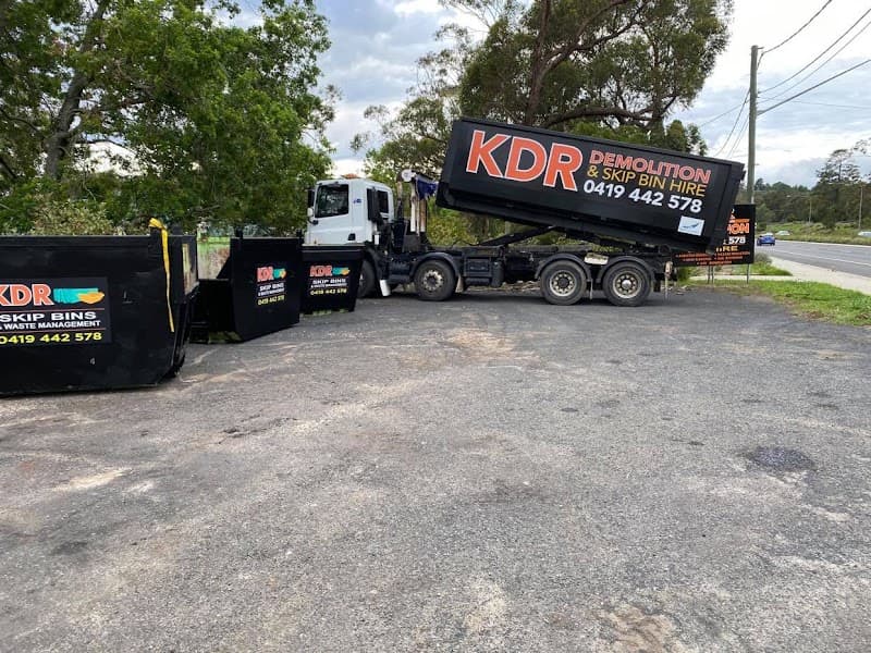 KDR Skip Bins & Waste Management Blue Mountains rubbish removal work in Woodford