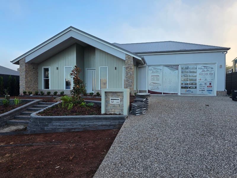 Kev Morris Builder | Adaptable Living Homes Display Home bathroom renovation work in Mount Kynoch