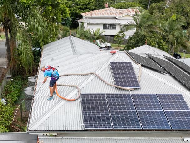 Kleen Genie | Roof Cleaning & House Washing Brisbane gutter cleaning work in Enoggera