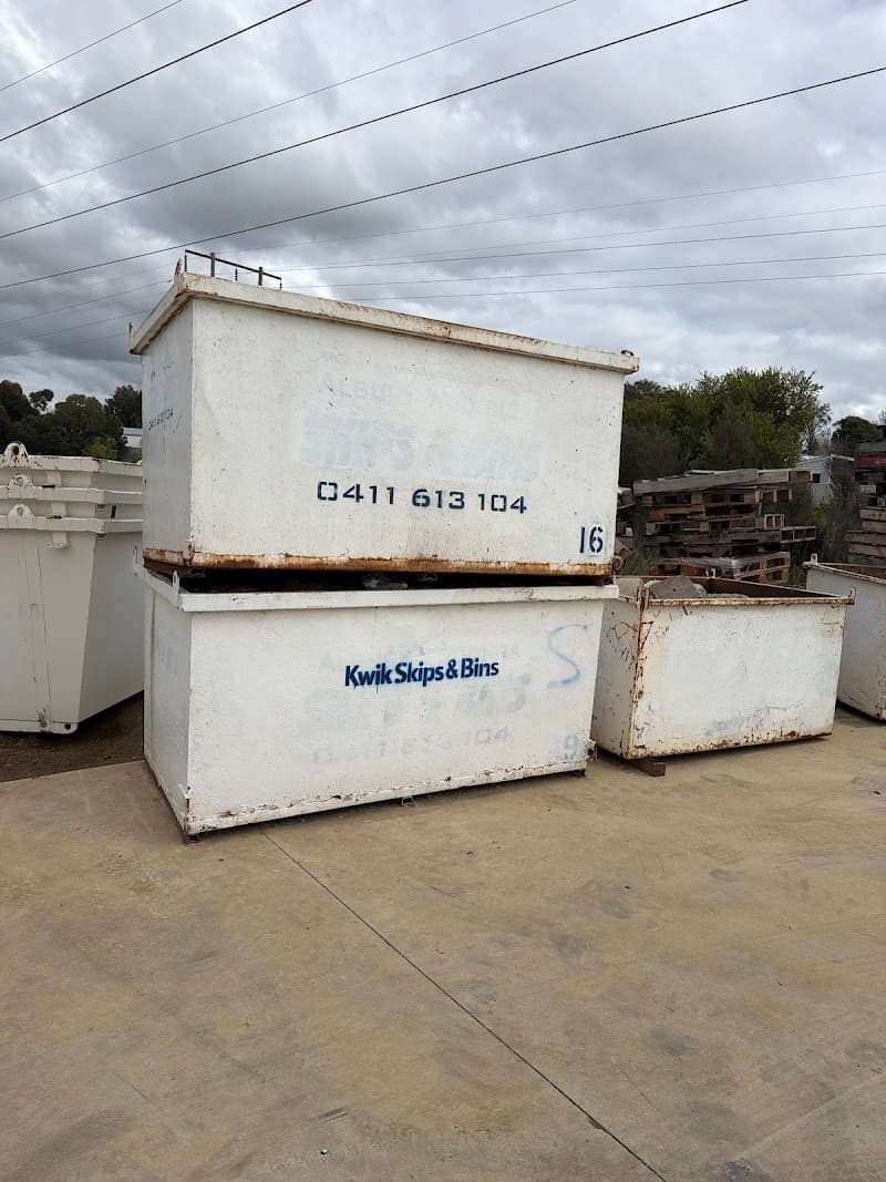 KWIK SKIPS AND BINS ALBURY/WODONGA rubbish removal work in Lavington