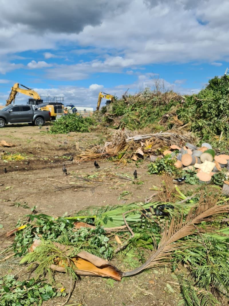 Lakes Creek Road Waste Management Facility rubbish removal work in The Common