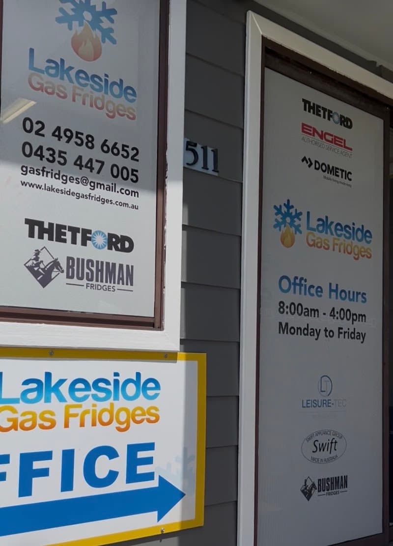 Lakeside Gas Fridges appliance repair work in Argenton