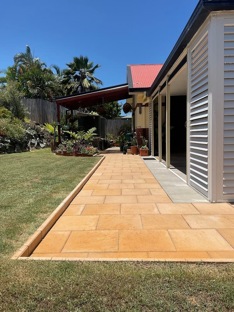Landscape Constructions Mackay concreting work in Bucasia