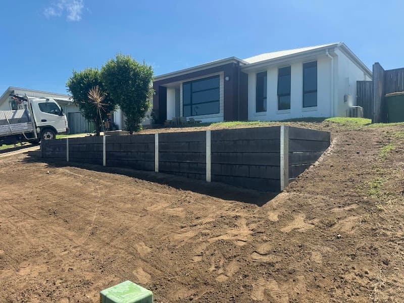 Landscape Constructions Mackay concreting work in Bucasia