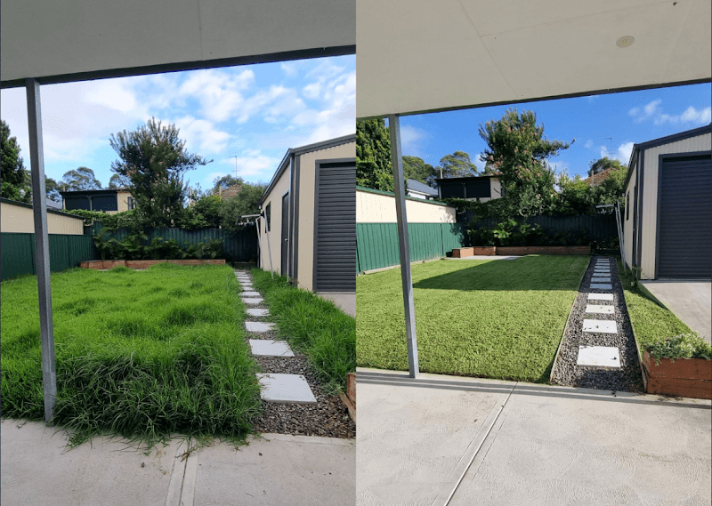 Lawncraft Newcastle gardening work in Mayfield