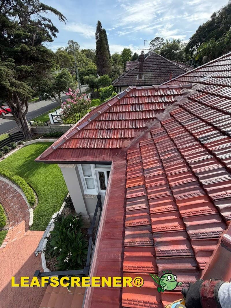 Leafscreener gutter cleaning work in Melbourne
