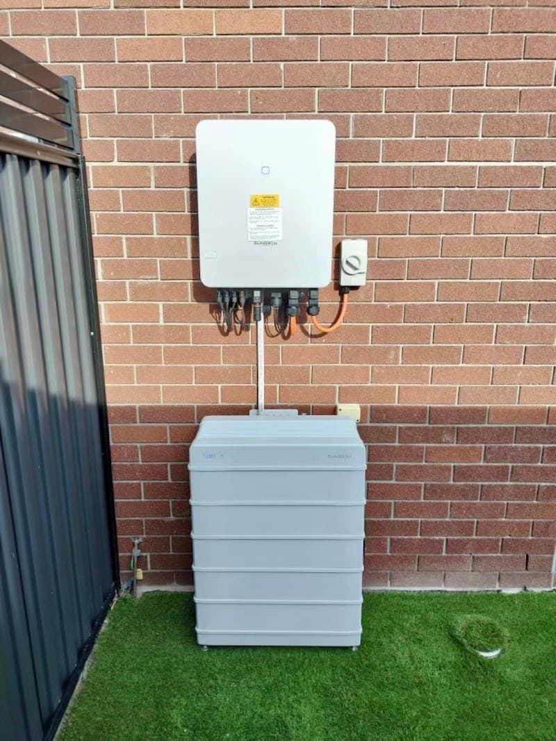 LMS Electrical solar panel installation work in Slacks Creek