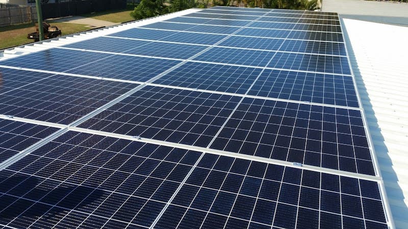 Lonestar Power solar panel installation work in Mount St John