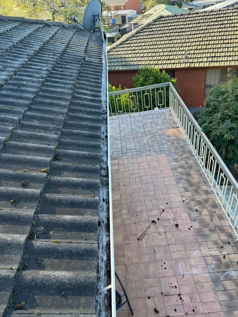 Lowvac gutter cleaning work in Cranbourne