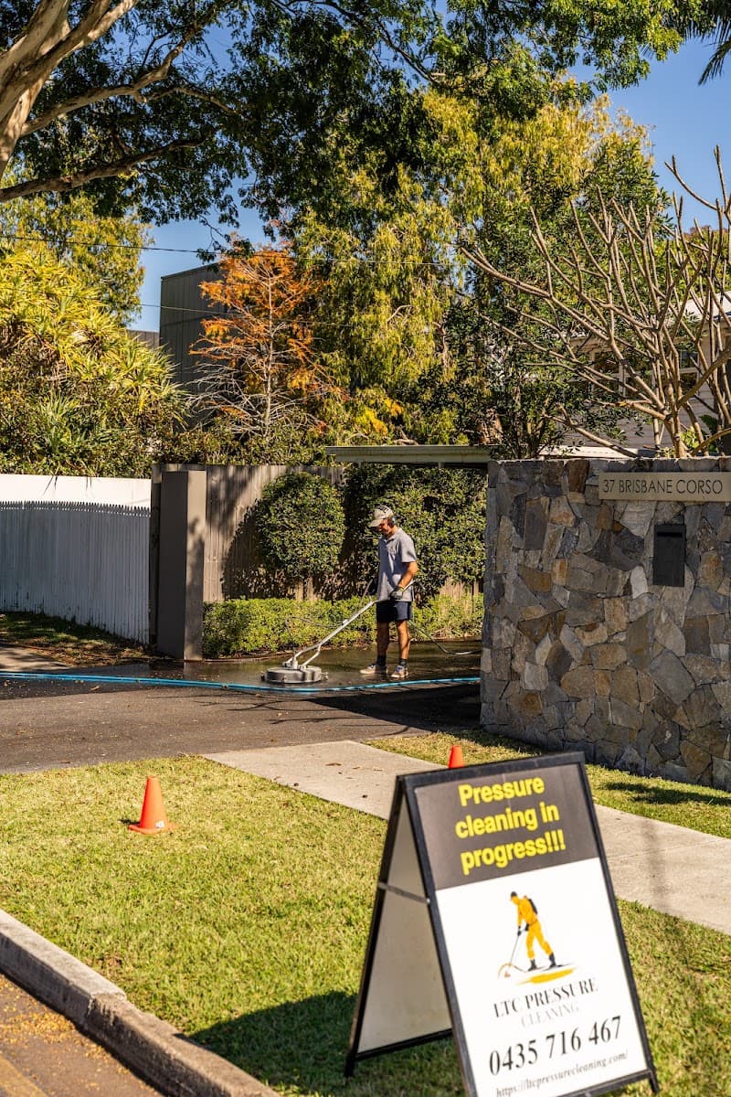 LTC Pressure Cleaning solar panel cleaning work in Paddington