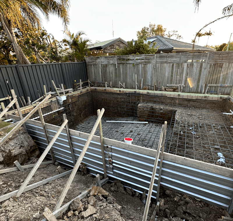 Luxe Poolscapes Pool Builder pool builder work in Buderim
