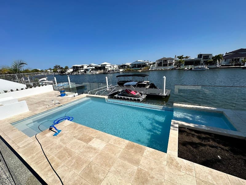 Luxe Poolscapes Pool Builder pool builder work in Buderim