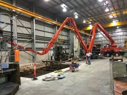 Mackay Concrete Pumping concreting work in North Mackay