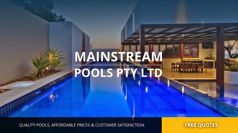 Mainstream Pools pool builder work in Loganholme