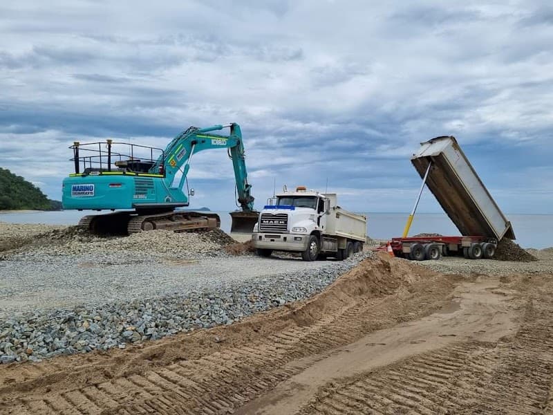 Marino Plant Hire demolition work in Westcourt