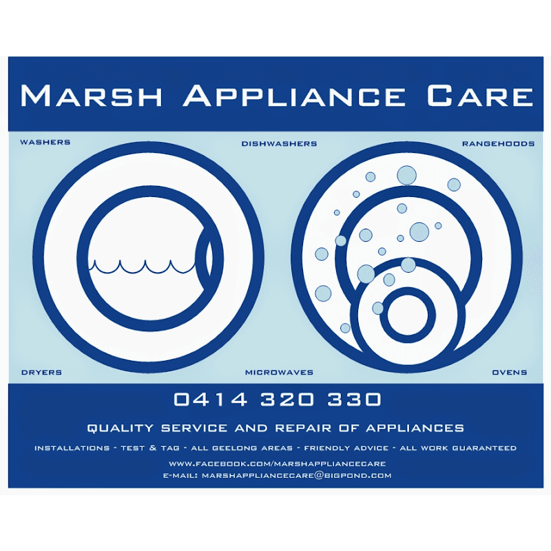 Marsh Appliance Care appliance repair work in South Geelong
