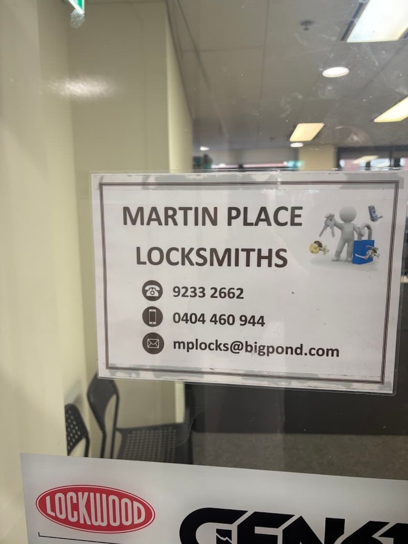 Martin Place Locksmiths locksmith work in Sydney