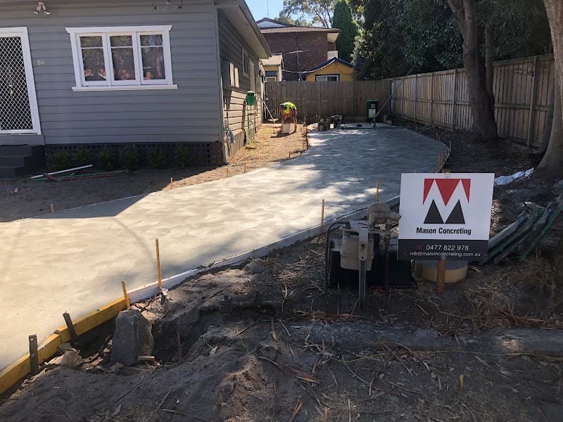 Mason Concreting Pty Ltd concreting work in Avalon Beach