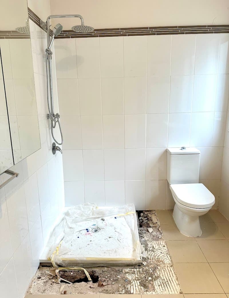 Master Shower Repair waterproofing work in Carlton