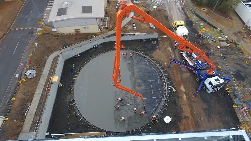 McClelland Concrete Pumping concreting work in Toowoomba City