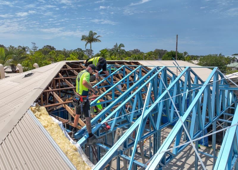 McHugh Steel roofing work in Kensington