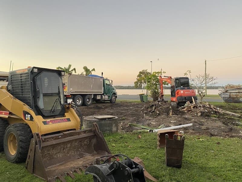MCJ Earthworks and Construction demolition work in Gowrie Junction