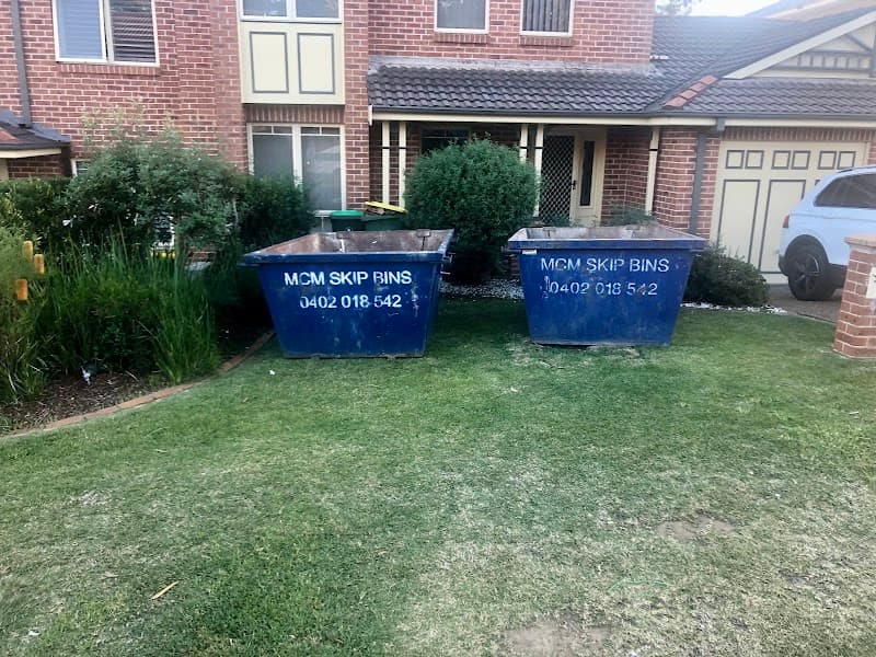 MCM Skip Bins rubbish removal work in Gymea
