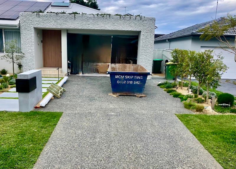 MCM Skip Bins rubbish removal work in Gymea