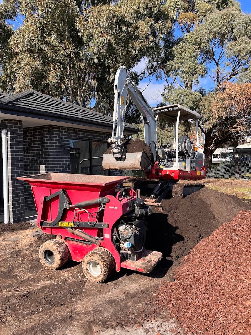 Melbourne Mini Diggers Post Hole Digging Excavation Footings demolition work in Invermay