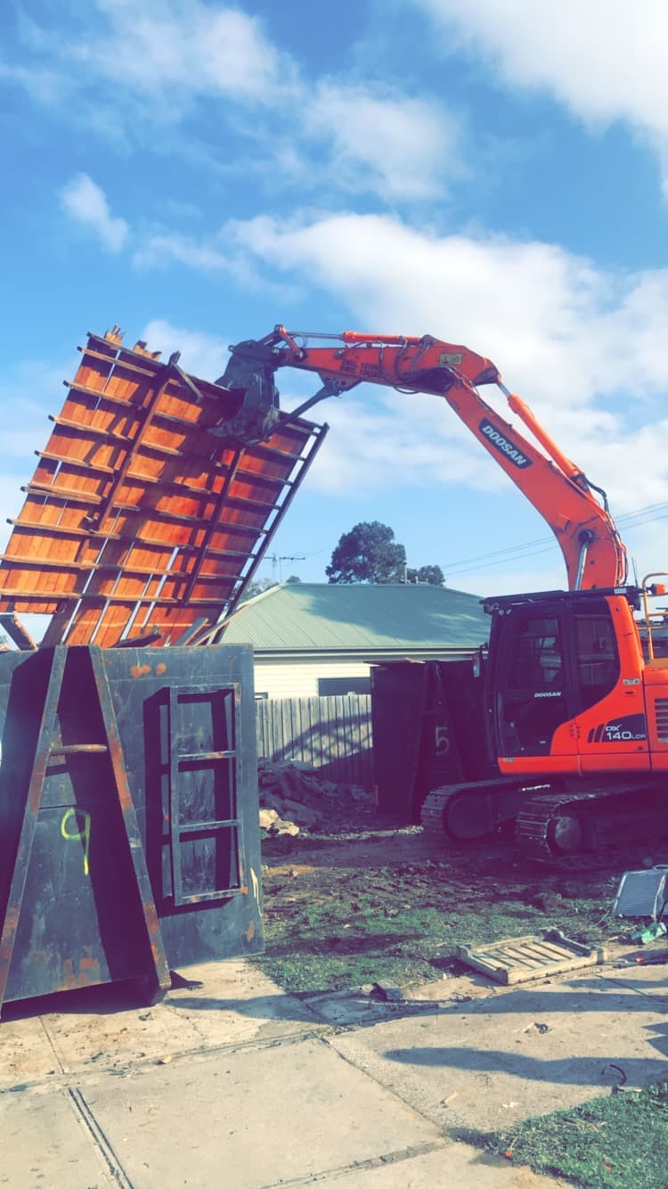Merhi Group PTY Ltd. demolition work in Coolaroo