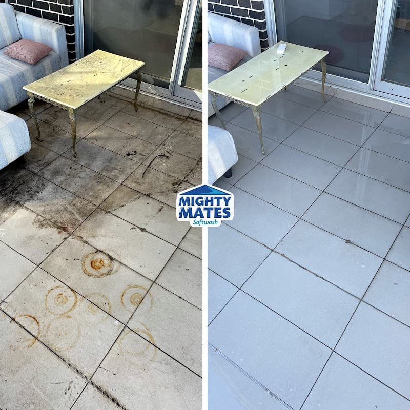 Mighty Mates Softwash pressure washing work in Freshwater