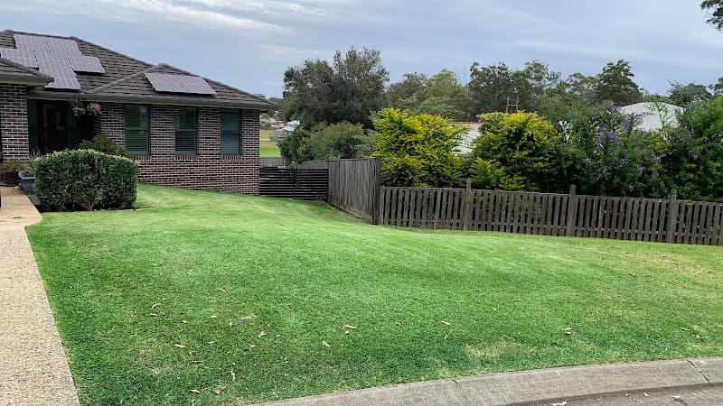 Mike’s Mowing lawn care work in Port Macquarie