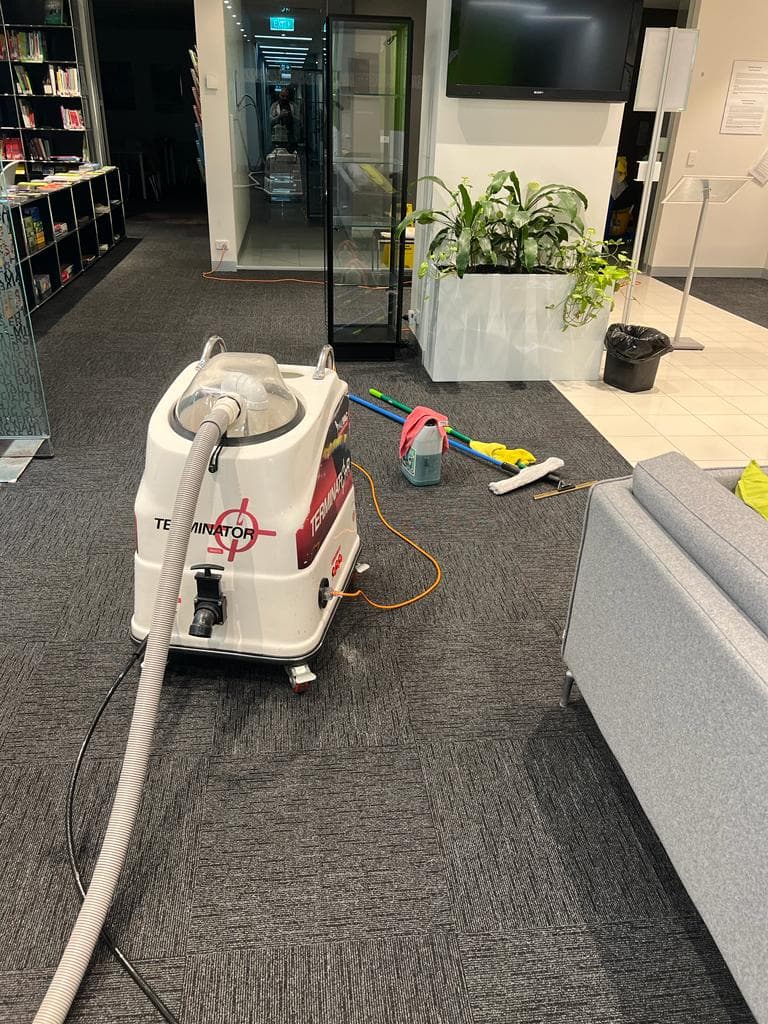 Mina Group Cleaning Services carpet cleaning work in Dandenong