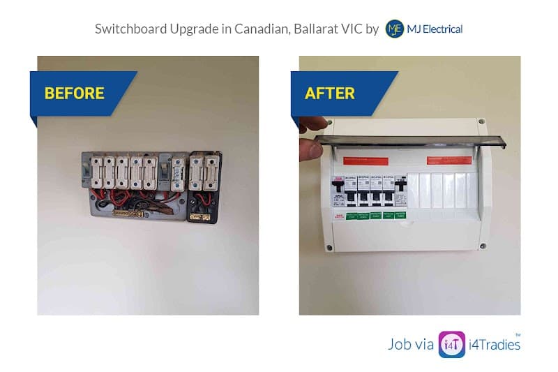 MJ Electrical & Solar electrician work in Ballarat East