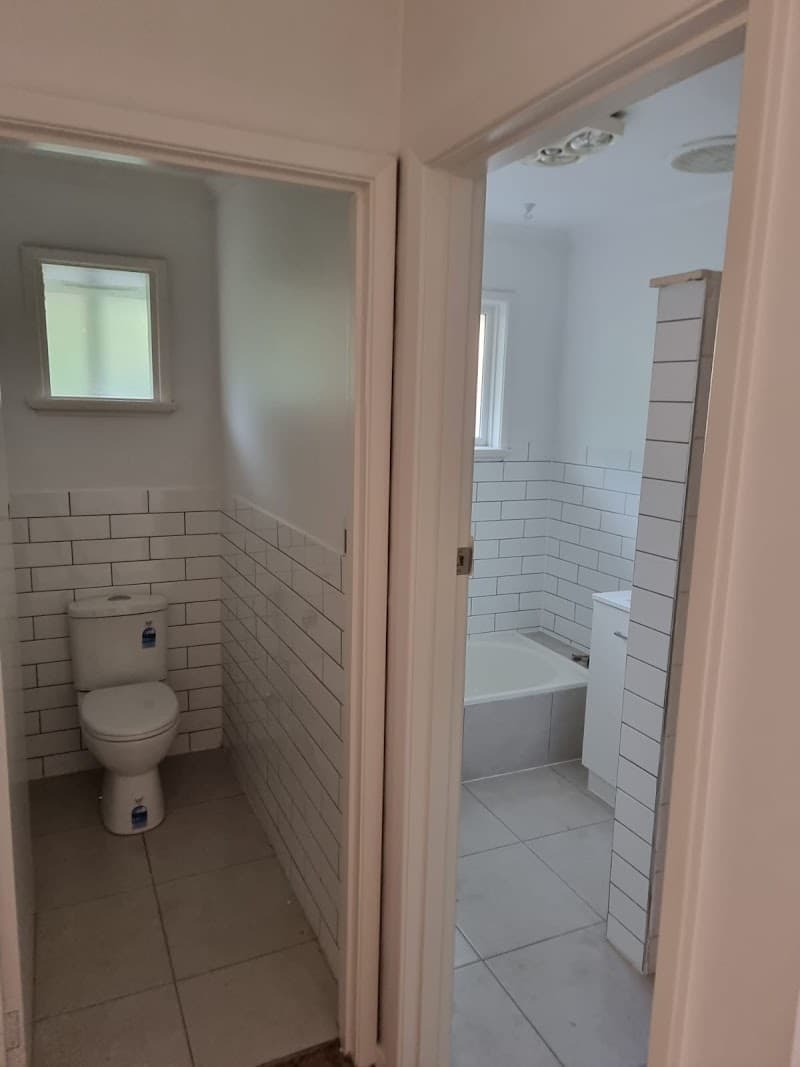 MKR HOMES bathroom renovation work in Geelong