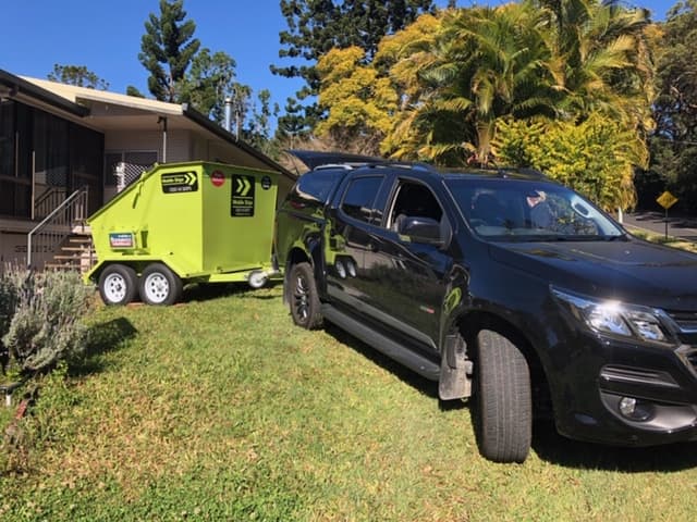 Mobile Skips Sunshine Coast rubbish removal work in Landsborough