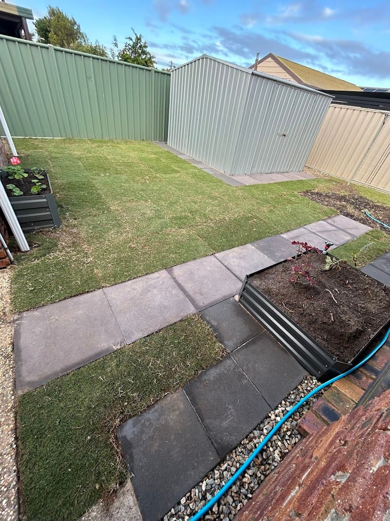Moreton Bay Landscapes and Earthworks landscaping work in Woorim