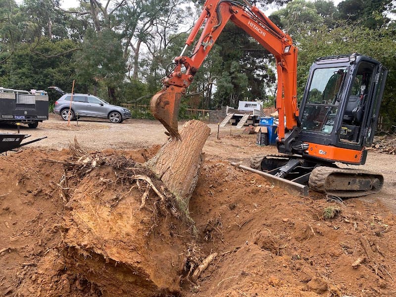 Mornington Peninsula Earthworks demolition work in Arthurs Seat