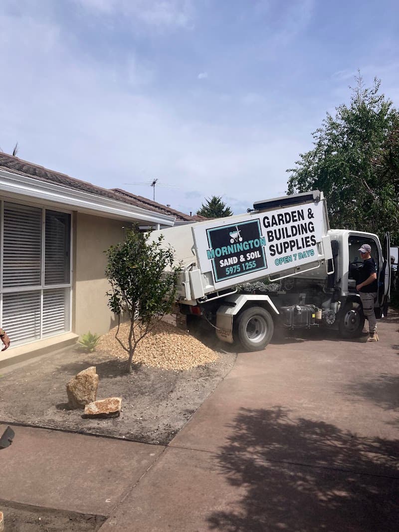 Mornington Sand and Soil landscaping work in Mornington