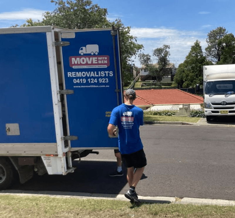 Move With Ben removalist work in Jesmond