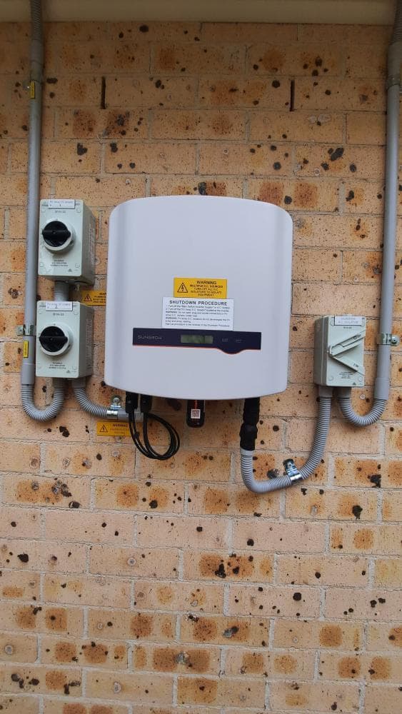 MY ENERGY CO solar panel installation work in Barangaroo