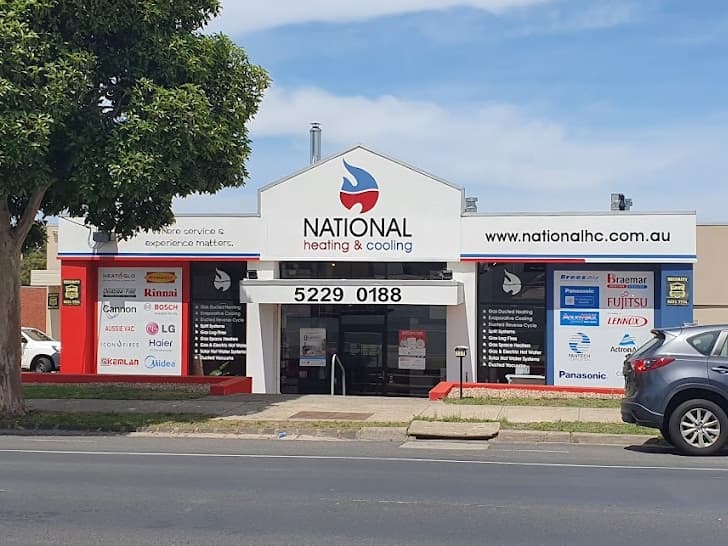 National Heating & Cooling Geelong air conditioning work in Newtown