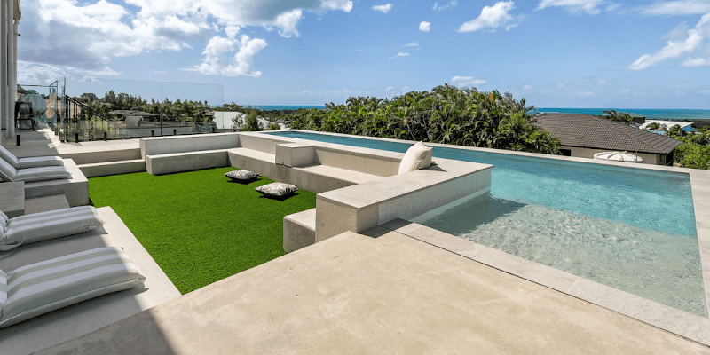 Naturcom Pools pool builder work in Dundowran