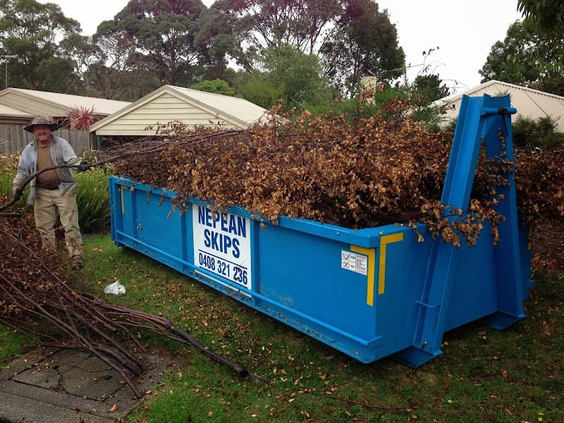 Nepean Skips rubbish removal work in Mornington