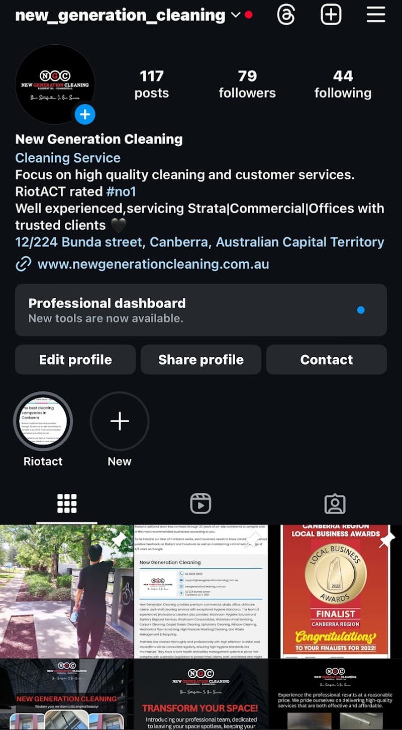 New Generation Cleaning pressure washing work in Canberra